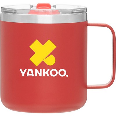 12 oz Camper Travel Mug (Matte Red)