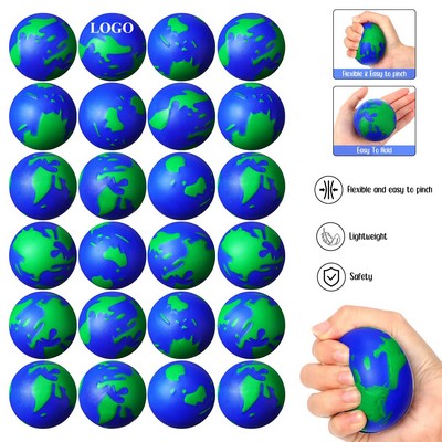 Foam Earth Stress Squeeze Balls