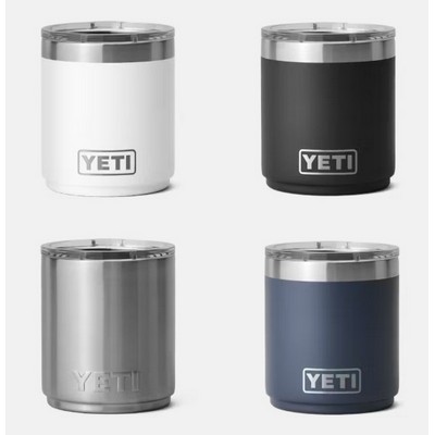 10 Oz. Yeti® Rambler Stacking Lowball Tumbler with Magslider Lid