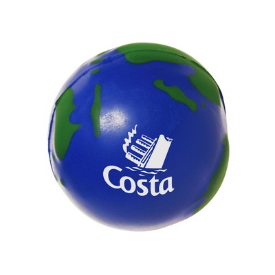 Union Printed - Earth Ball World Stress Relievers - 1-Color Print