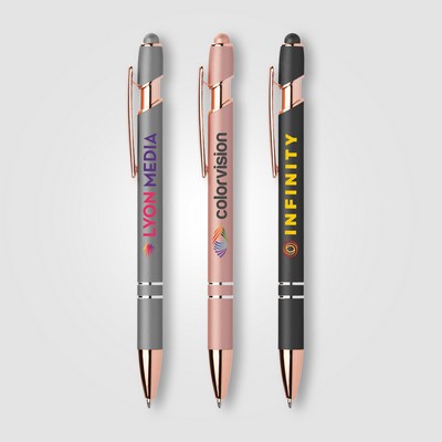 Ellipse Softy Rose Gold Metallic w/ Stylus - Full-Color Inkjet
